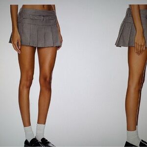 Pleated Quinn Mini Skirt from Revolve
